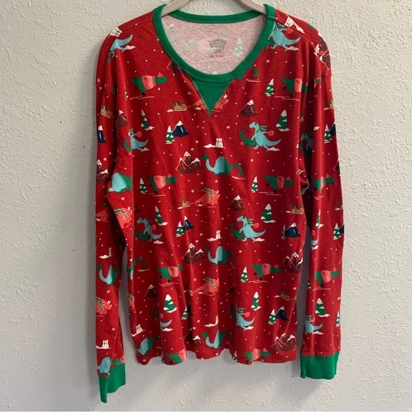 Wondershop Christmas pajama set joggers men’s size large - Picture 4 of 8